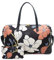 Jadyn B Luna Duffel - 54 cm - 37L - Reise- oder Sporttasche inklusive Kulturbeutel mit Reißverschluss (Magnolia Black)