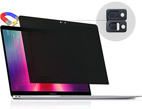 Pantalla de privacidad para MacBook Pro de 15 pulgadas (2016-2019), magnética extraíble antiluz azul, filtro peep protector de pantalla para Mac de 13 pulgadas (A1707, A1990)
