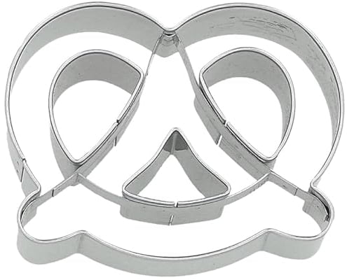Birkmann, Ausstechform Brezel, Ausstechform zum Ausstechen und Dekorieren von Plätzchen, Marzipan, Fondant, Edelstahl, spülmaschinengeeignet, Größe:6,5 cm…
