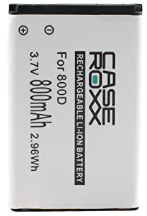 caseroxx Handy Akku für das Alcatel 20.53D(Feature Phone)