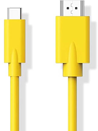 Easonunion Câble USB C vers HDMI 4K, 4K @ 60 Hz, 2K @ 144 Hz, 2K @ 165 Hz, ultra haut débit, 2 m