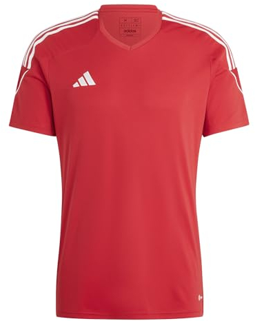 Adidas Mens Jersey (Short Sleeve) Tiro 23 League Jersey, Team Power Red 2/White, HT6128, 3XL