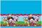 Folat 94705P Tischdecke FSC Mickey Mouse 120x180cm - Party-Tischdecke abwischbar, mehrfach verwendbar, Tischtuch, Dekoration, Geburtstag, Mottoparty