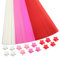 540 Blatt Origami-Papier, 4 Farben Glücksstern-Papierstreifen, doppelseitige Origami-Stern-Papierstreifen, Glücksstern-Dekoration, Faltpapier für Kunst, Handwerk, DIY (Rosa)