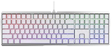 CHERRY MX BOARD 3.0 S, Mechanical Gaming Keyboard with Cable, Pan-Nordic Layout (QWERTY), Robust Aluminium Housing, RGB Lighting, MX BROWN Switches, White