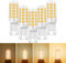 G9 LED Warmweiß Dimmbar, 3000K 230V 3W Ersatz 40W Halogenlampe, Glühbirne G9 LED Leuchtmittel 400Lm Warmweiss, 360°Abstrahlwinkel Kein Flackern, 5er Pack