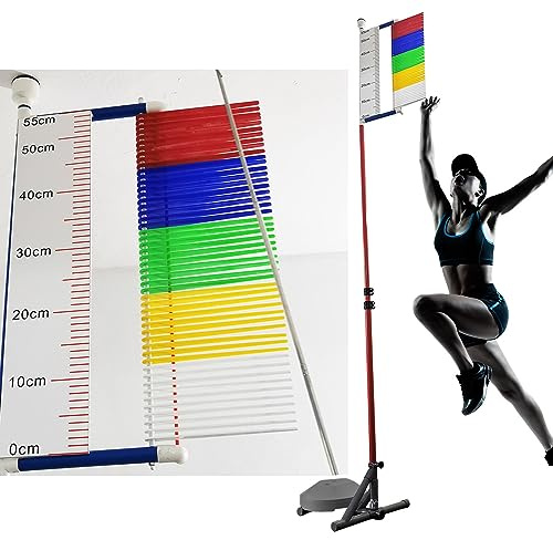 NUNETH Vertikaler Sprungtester Vertikalsprung-Tester-Messung, 1,2 M-3,5 M Vertikaler Sprungtrainer für Basketball für Kinder/Jugendliche/Erwachsene, Tragbare Sprungkraft-Trainingshilfe