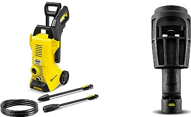 Kärcher Hochdruckreiniger K 3 Power Control: Clevere App-Unterstützung - für eine effektive Reinigung bei alltäglichen Verschmutzungen, Gelb & Adapter M