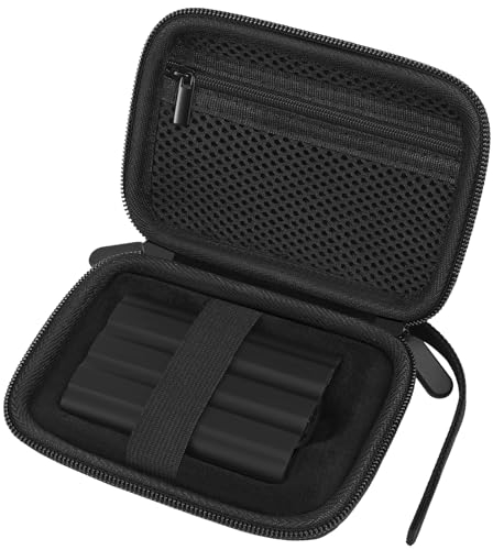 Hassoft Case Compatible with - Samsung T9 Portable SSD/Samsung T7 Shield / T7 / T7 Touch Portable External Solid State Drive and Accessories, Hard Travel Carrying Case, Home Storage Box