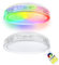 NAIZY Deckenlampe 60W RGB LED Deckenleuchte φ50x8cm Deckenleuchten mit Fernbedienungen Modern Acryl Lampe Wohnzimmer Küchenlampe ABS+Metall Deckenbeleuchtung (mit Sternenhimmel-Effekt)