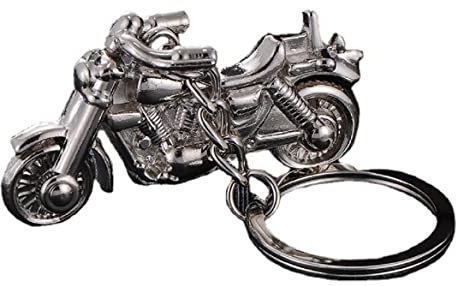 Porte-clés moto pour hommes, Porte-clés moto argenté pour garçons, Porte-clés motard punk, Porte-clés moto 3D, Porte-clés viking nordique, Accessoires porte-clés moto ancien