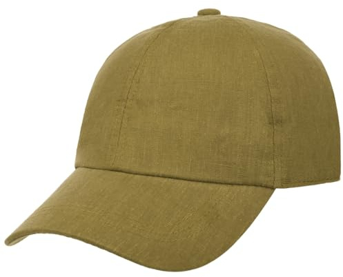 Lipodo Uni Cap Einfarbige Kappe Basecap Unisex Mit Stretchfutterband Baumwoll-Leinen-Mix Für Frühjahr Sommer grün One Size