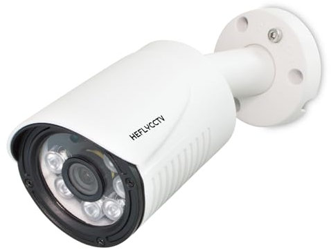 HEFLYCCTV 5MP Telecamera di sicurezza Bullet Hybird 4 in 1 analogico TVI CVI AHD CVBS resistente alle intemperie sorveglianza CCTV all'aperto interno 2,8 millimetri lente 100ft visione notturna