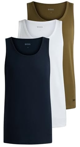 BOSS Tanktop 3P Classic 10243514 01 Shirt 968open Miscellaneous M