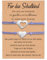 kaululu Mutter Tochter Armband Personalisiert Armband mit Namen Gravur Schulkind Armband für Jungen und Mädchen Schulanfang Geschenke Einschreibung Geschenke Mutter Tochter Geschenk (Lila)