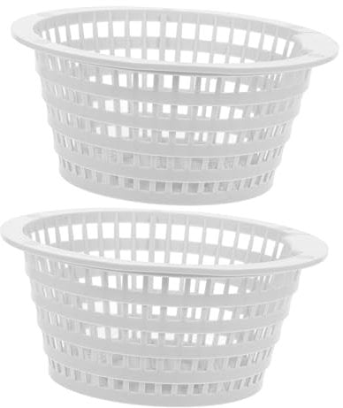 ORFOFE 2stücke Pool-filterkorb-Skimmer Aus Abs-Material Kompatibel Für Schwimmbäder Mit Aufhängeösen Für Einfache Installation Zur Schmutzfilterung Und Leichten Reinigung Ersatz-skimmerko