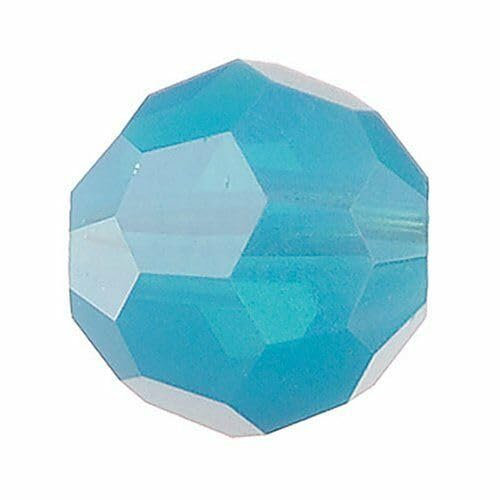 10 cristales originales Swarovski redondo 4 mm caribbean azul