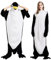 GZXEQN Penguin Blanket - Pinguin Decke - aus Superweichem, Gemütlichem Flanell mit Kapuze, Pinguin Overall, Pinguin Deckenkapuzenpullover, Pinguin Schlafsack Tragbare Decke für Erwachsene und Kinder