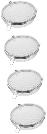 Cabilock 4 Stück Aufbewahrungskorb Für Die Spülmaschine Geschirrkorb Für Geschirrspüler Besteckkorb Für Die Spülmaschine Geschirrspüler Besteckhalter Metallkorb Rostfreier Stahl Silver