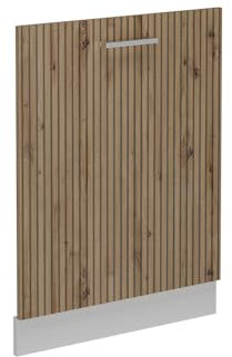 Vicco Geschirrspülblende R-Line, Artisan-Eiche, 60 cm ohne Arbeitsplatte