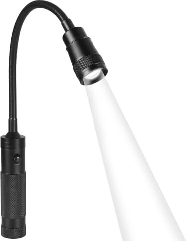 Lampada per Barbecue Magnetica, Luce per Griglia Regolabile a 360°, Lampade LED per Barbecue Esterno da Lavoro per Campeggio Picnic All'Aperto