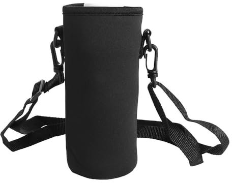 Funda para botella de agua deportiva, portátil de 650-1500 ml, bolsa de neopreno, soporte para botella de agua, funda para taza (S)