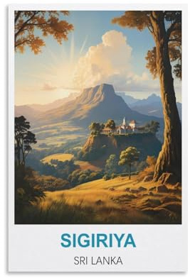 Puzzle 1000 Teile für Erwachsene, Puzzles für Erwachsene, Poster von Sigiriya, Sri Lanka, Puzzle-Sets für anspruchsvolle Puzzlespiele und Familienspiele, 52 x 38 cm