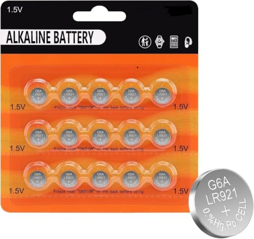 SR920SW Watch Batteries, 15 PCS 371 370 LR920 LR921 AG6 G6A 1.5V Alkaline Button Cell Watch Battery