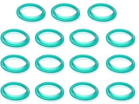 BUBEFSKD 15 qualità Alimentare Impermeabile in Silicone per Caffettiera Guarnizione Rondella Gomma Isolante Tenuta per Protezione Ambientale qualità O-Silicone