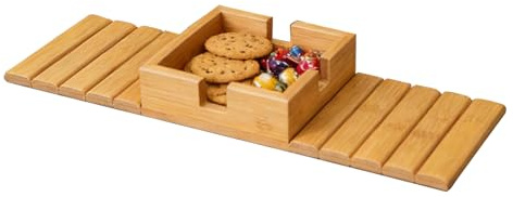 Genérico Couch Tray - Anti-Slip Sofa Organizer | Sofa Armrest Tray für Gadgets Handy Tablet Book für Living Room Bedroom Couch