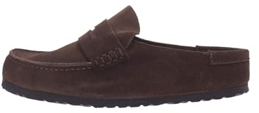 Birkenstock Naples Wrapped Sude Marrón zuecos cómodos Talla Numeric_44