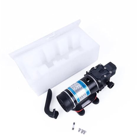 12V 24V 120W 130PSI 10L / Min Water High Pressure Diaphragm Self-Priming Pump Sprayer Car Wash(12V 120W)