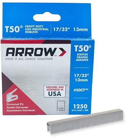 Arrow T50 Staples Box 1250 Ceiltile 13mm ARRT50CTS