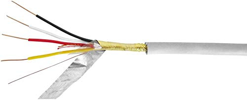 VOKA Kabelwerk JYSTY4X2X08 Telefonkabel J-Y(ST) Y 4 x 2 x 0,80 mm Grau (RAL 7032) 100m