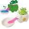 Pot de fleurs avec animal mignon Peropon de SmartLife qui boit avec la langue pot de fleurs en céramique d'arrosage automatique créatures en céramique Chat