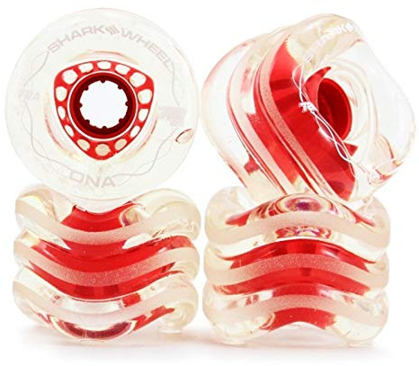 Wheels Shark DNA 72mm 78a Longboard Rollen (4er Set) (Ghost Rot)
