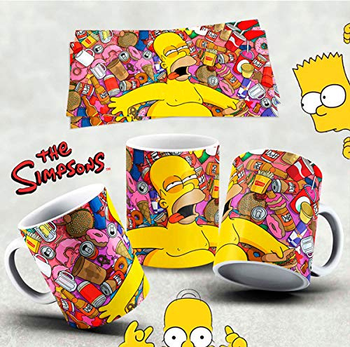 Mugtime (TM) - Simpsons Homer Drunk - Unique Design - Funny Ceramic Coffee Tea Mug Cup 11oz 330ml