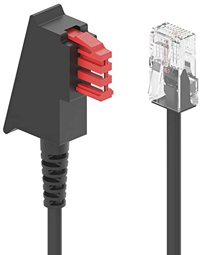 Ancable DSL Kable 0,5 M für Fritzbox, DSL Telefonkabel Telekom TAE-F auf RJ45 Anschlusskabel Router Kabel Modem Kabel Kompatibel mit DSL VDSL Fritzbox Internet Router an Telefondose TAE