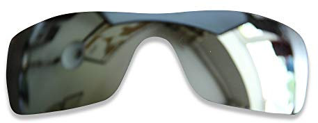 POLARLENS Verres polarisés de remplacement pour Oakley Batwolf - Compatibles avec les lunettes de soleil Oakley Batwolf (argent)