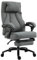 Vinsetto Bürostuhl mit Massagefunktion, Ergonomisch Schreibtischstuhl mit Liegefunktion, Kopfstütze mit USB-Schnittstelle Höhenverstellbar Drehbar Chefsessel mit Leinenoptik, Dunkelgrau