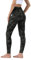 Leovqn Damen Sport Leggings Hohe Taille Blickdicht Yoga Hosen mit Taschen für Sports Laufen Joggen Training Freizeitkleidung Dark Olive Camo XL