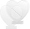CINY 4 Pcs Heart-shaped Acrylic Sheets (2mm) with Protective Paper, LED Light Bases Sign, Transparent Acrylic Board for DIY Display Craft