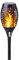 Geemoo Lumières Flamme Solaire Exterieure 1 Pack Etanche Lampe Torche Solaire, Lampe Solaire Flamme Vacillante pour Décor, Jardin, Patio, Chemins, Pelouse
