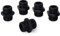 ERGAOBOY 5 pezzi 1/2 BSP connettori maschio-maschio, raccordi per tubi con nippli esagonali in PVC