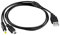 WICAREYO 2-in-1-Ladekabel für PSP, Datensynchronisation, USB-Netzkabel für PSP 1000 2000 3000