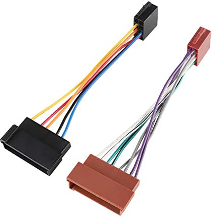 RED WOLF ISO Car Stereo Radio Wiring Harness Loom Adaptor Lead Select for Ford Focus 2000-2003, KA 1997-2008, F-Series Fit Lincoln/Mercury Town Install Aftermarket Radio ISO Connector 16 Pin
