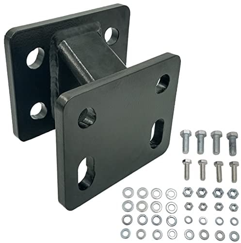 XIMPLIO Anhängerkupplung Adapter Hakenverlängerung 75mm mit Kugelhöheanpassung für AHK-Kugel 90mm und 83x56mm Universelle