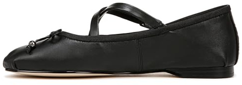 Circus NY by Sam Edelman Women's Zuri Ballet Flat, Black Leather, 9