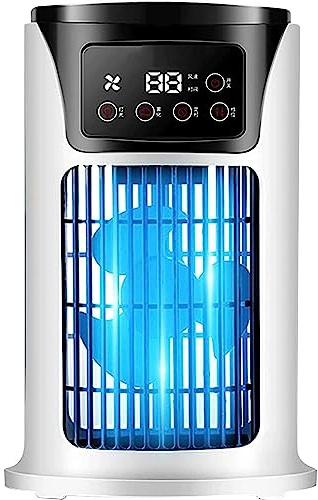 ZUMAHA Ventilateur de bureau à 6 réglages de vitesse, ventilateur d'humidification de brumisation de climatiseur, synchronisation du ventilateur de refroidissement 6H