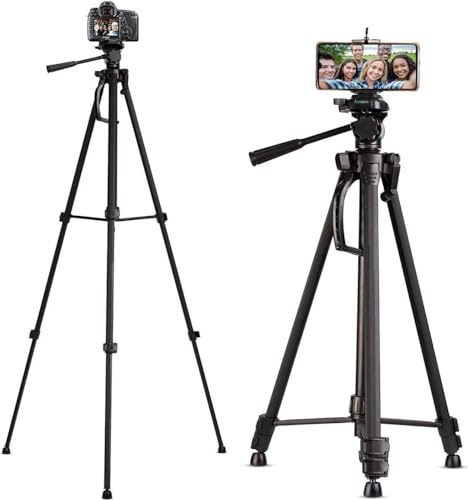 CoreParts Stativständer 51 cm - 180 cm, passend für alle Kameras und 4-7 Zoll Spares, Kamera-Stand, Kameras (für alle Kameras und 4-7 Handys)